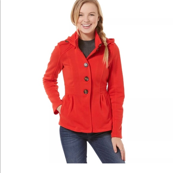 Bongo Junior's Women's Knit Hooded Coat Jacket NEW - Picture 2 of 5